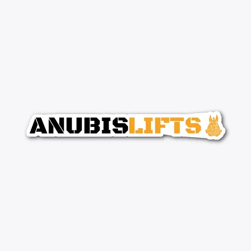 ANUBIS LIFTS STICKER (Long)